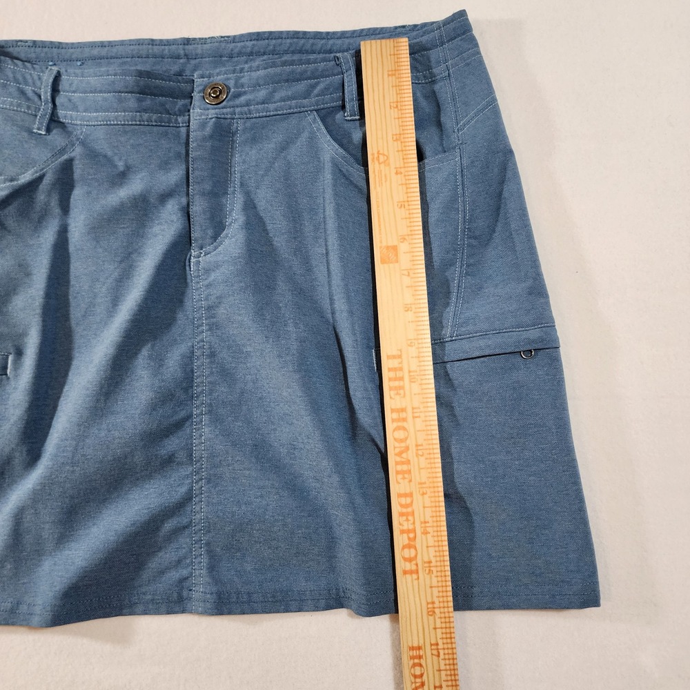 Kuhl Mova Skort Womens 8 Blue Heathered Active Outdoor Hiking Travel Skirt - Picture 8 of 13